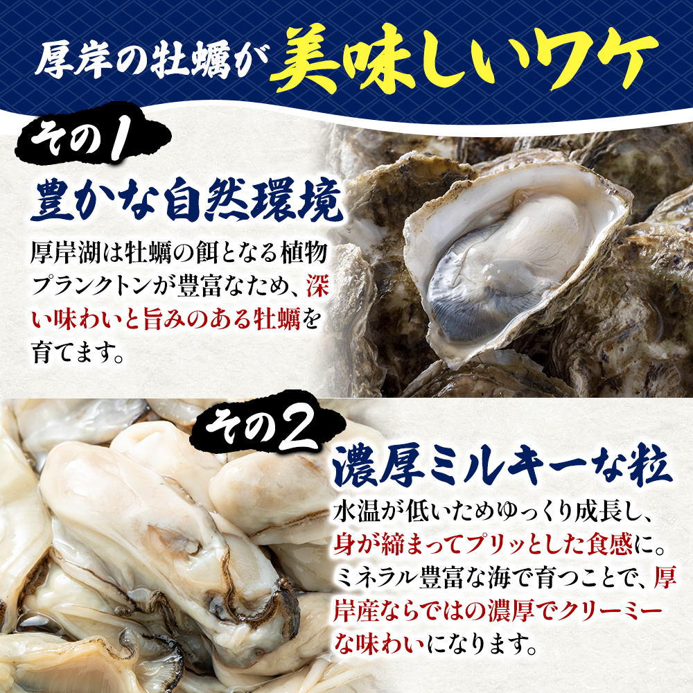 剥き牡蠣 160g 北海道 厚岸産 ムキ牡蠣 むき身 海鮮 海の幸 生牡蠣 かき カキ 生 ムキカキ