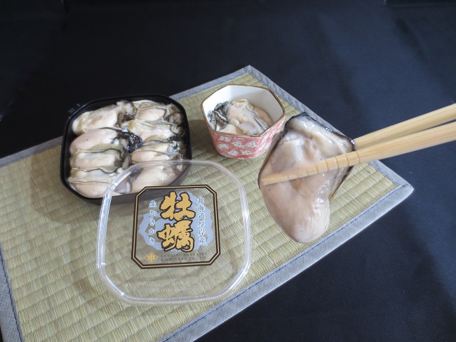 北海道厚岸産　ムキ牡蠣（生食用）ムキほっきセット 加工食品 魚介類 魚介 生牡蠣 かき ホッキ