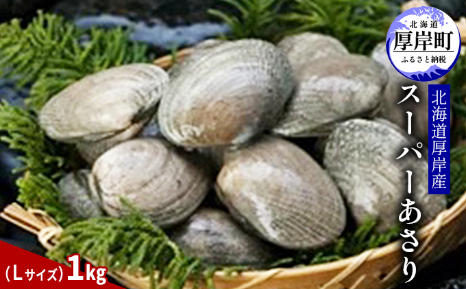 北海道 厚岸産 スーパー あさり（Lサイズ）1kg アサリ 味噌汁 魚介類