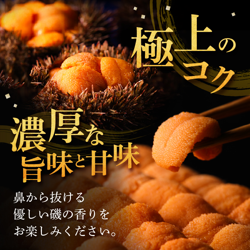 ≪氷温熟成≫塩水うに(天然バフンウニ)　50g×5パック_111104