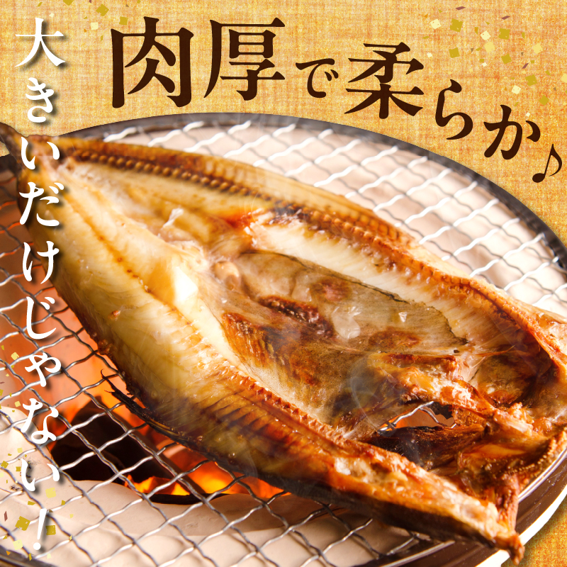 【北海道浜中町産】天日干し真ほっけ開き（特大サイズ×3枚）_H0001-128