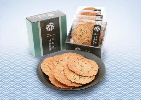 霧多布昆布煎餅 1箱 (50g×4袋)×2箱セット_H0033-004