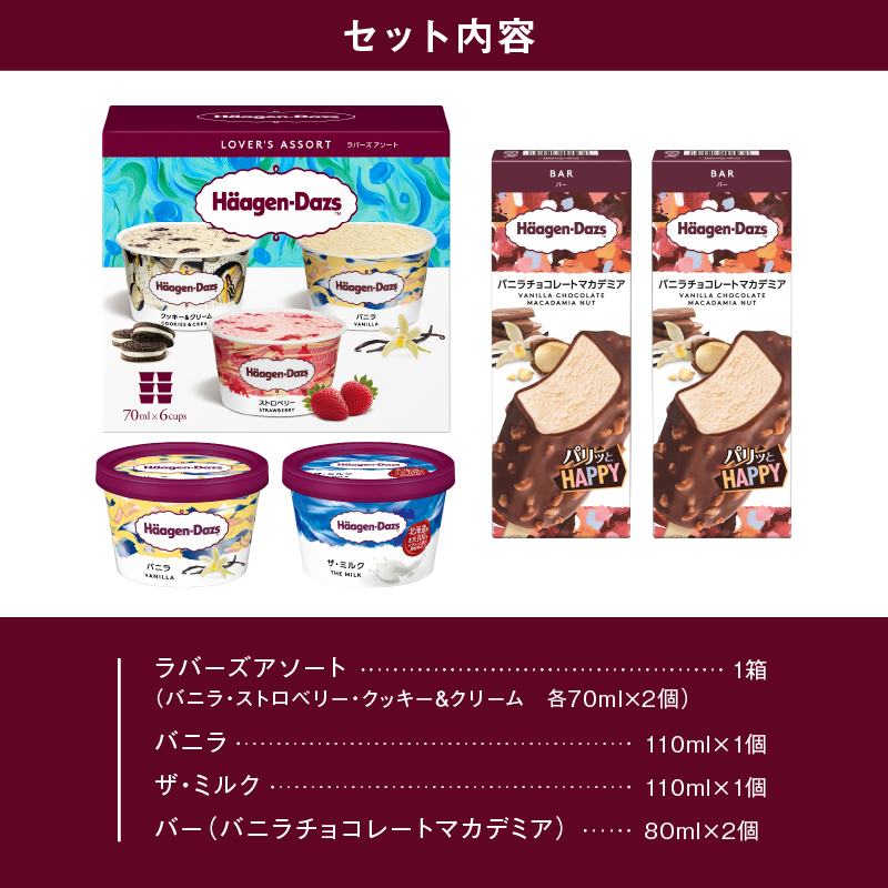 ハーゲンダッツ バラエティ セット アイス スイーツ デザート_440204