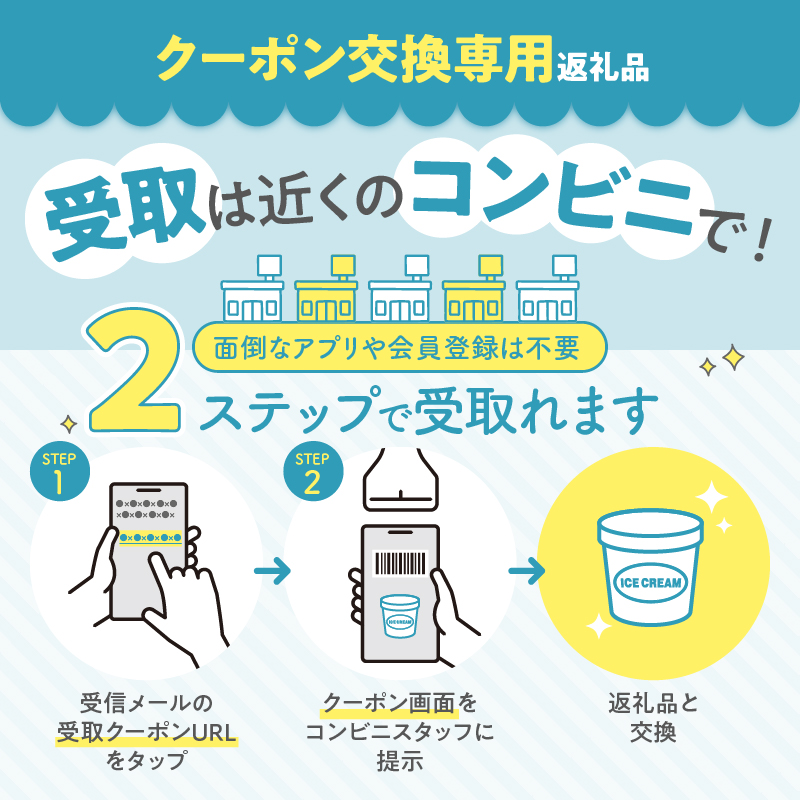 【メールで届く】ハーゲンダッツ アイスクリーム『コンビニ交換専用チケット　6個交換（ローソン）』_H-rogift106