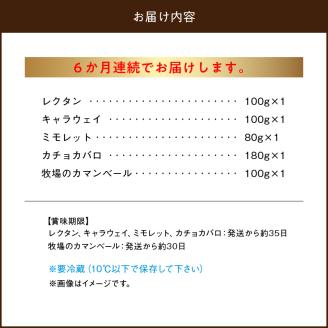 ＜全6回定期便・連続＞【おおともチーズ工房】厳選ナチュラルチーズ5種詰め合わせセット_H0003-002