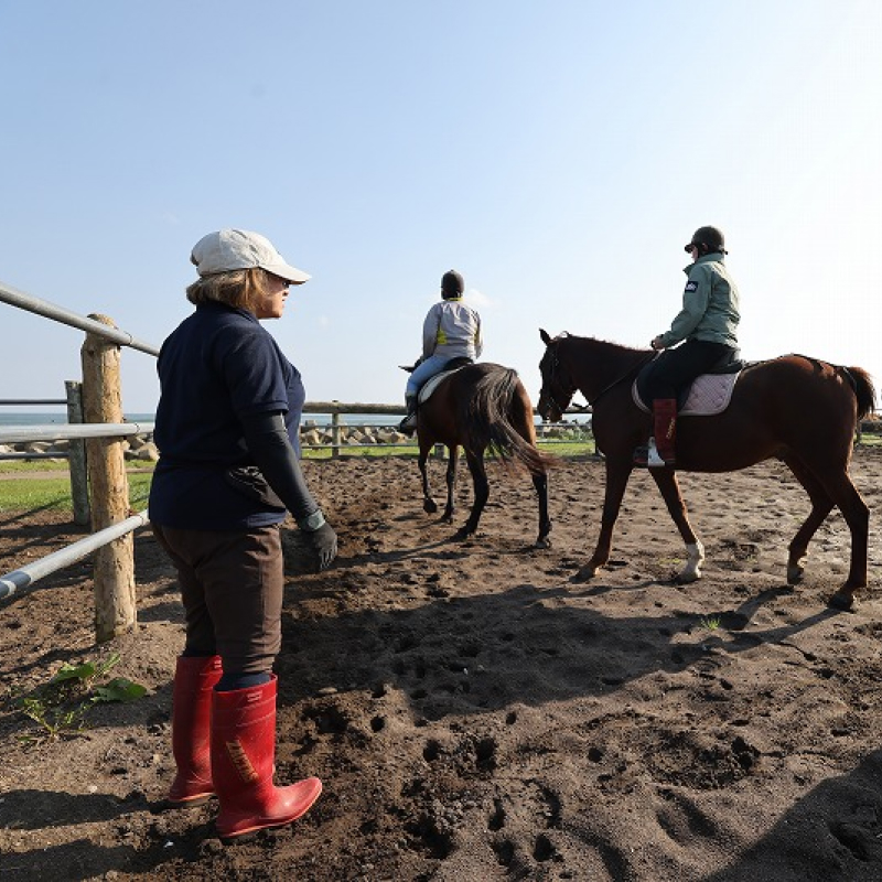 乗馬体験（丘コース）ペアチケット_H0036-002