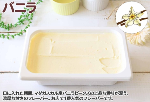 600.アイスクリーム バニラ ジェラート  業務用 2リットル 2L アイス 大容量  手作り 北海道 弟子屈町