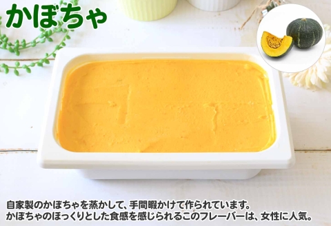 611.アイスクリーム かぼちゃ ジェラート カボチャ 南瓜 業務用 2リットル 2L アイス 大容量  手作り 北海道 弟子屈町