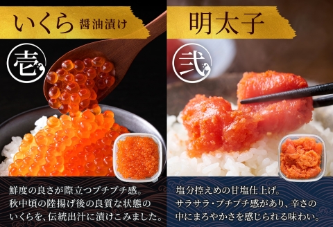 2957. 魚卵 食べ比べ 4種セット 計600g たらこ タラコ 鱈子 明太子 いくら イクラ とびっこ 魚卵 魚介 海鮮 送料無料 北海道 弟子屈町