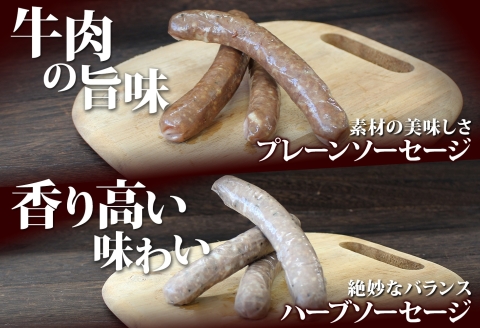 3229. 牧之瀬牧場 オードブル 生ハム 2パック ソーセージ  各1パック ビーフ プレーン ハーブ 牛 牛肉 おつまみ BBQ アウトドア 詰め合わせ 北海道 弟子屈町