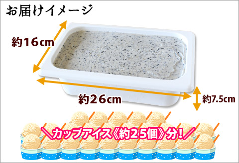 603.アイスクリーム ごま ジェラート ゴマ 胡麻 業務用 2リットル 2L アイス 大容量  手作り 北海道 弟子屈町