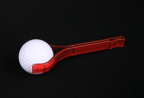 583.ボールピッカー（クリスタルレッド/コードリール付き）