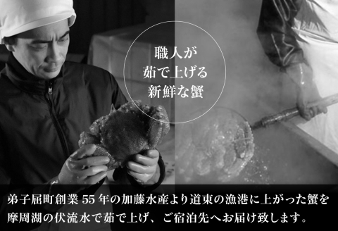 【北海道ツアー】261. カニづくしコース× 温泉宿泊セットプラン（90,000円分） 弟子屈町 川湯温泉 宿泊券 旅行券 旅行チケット【1泊2日×2名分】【オールシーズン】【平日プラン】