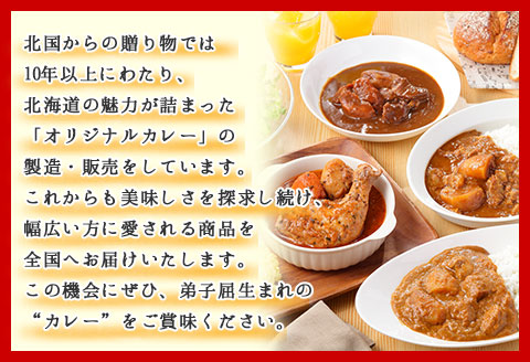 1442. 弟子屈 カレー 2種 食べ比べ 計4個 中辛 バターチキンカレー スープカレー チキン 鶏肉 じゃがいも 業務用 レトルトカレー レトルト 北海道 弟子屈町