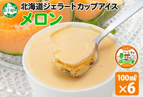 2327. くりーむ童話 カップアイス メロン 100ml×6個 アイスクリーム めろん アイス スイーツ おやつ 牛乳 ミルク 贈り物 gift ギフト プレゼント 詰め合わせ 送料無料 北海道 弟