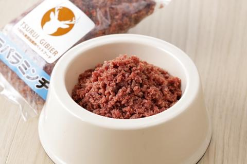 『鶴居ジビエ』無添加ペットフード エゾシカパラパラミンチ　200g×5パック　エゾ鹿　鹿肉