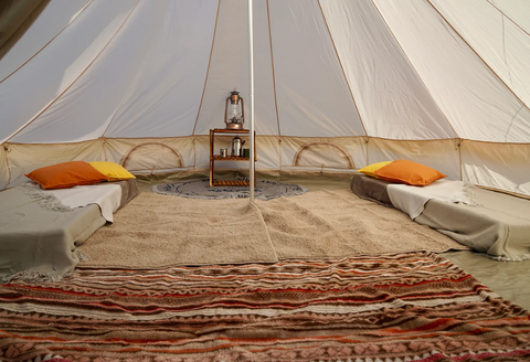 手ぶらでキャンプつるいジンギスカンと朝食セット（1名様）