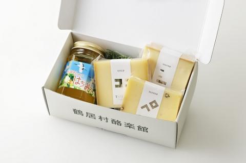 鶴居はちみつ+ナチュラルチーズ鶴居 3個セット