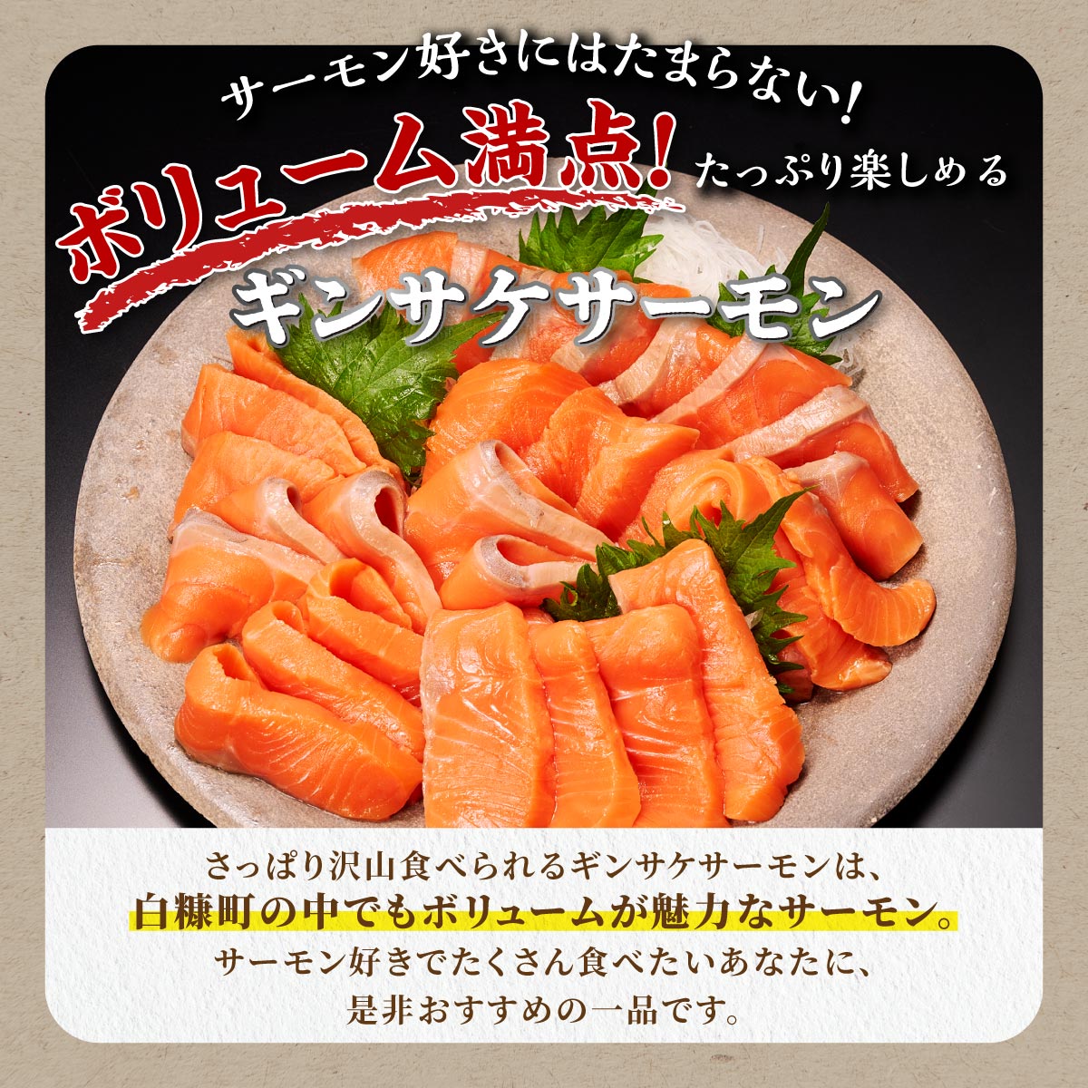 ギンサケサーモン【1kg】 小分け 下処理不要 絶品の「塩締め」レシピ ふるさと納税 海鮮 サーモン 鮭 魚 銀鮭 刺身 生食用 さけ サケ ふるさと ランキング 人気 魚介類 魚介 北海道 白糠町_T011-0905-2602
