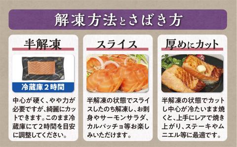 【数量限定】【訳あり】エンペラーサーモン 900g_T012-1017