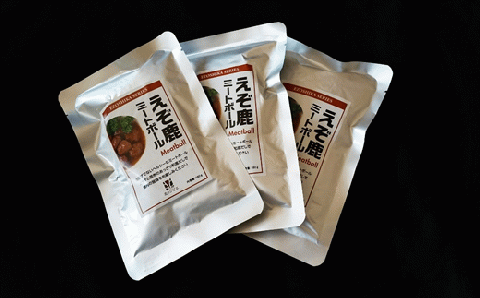 レトルト鹿ミートボール【180g×6袋】_I010-0504