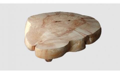 【51】座卓（テーブル）カバ（コブ）・一枚天板【厚さ約10.5cm】_I267-30009276