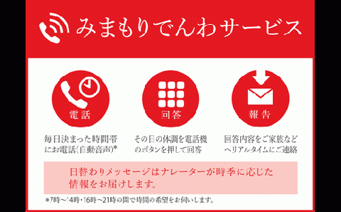 日本郵便 郵便局のみまもりサービス「みまもりでんわサービス」【12ヶ月】_I054-0256