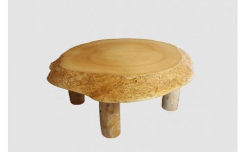 【47】座卓（テーブル）アカエゾマツ・一枚天板【厚さ約22.0cm】_I100-30009272