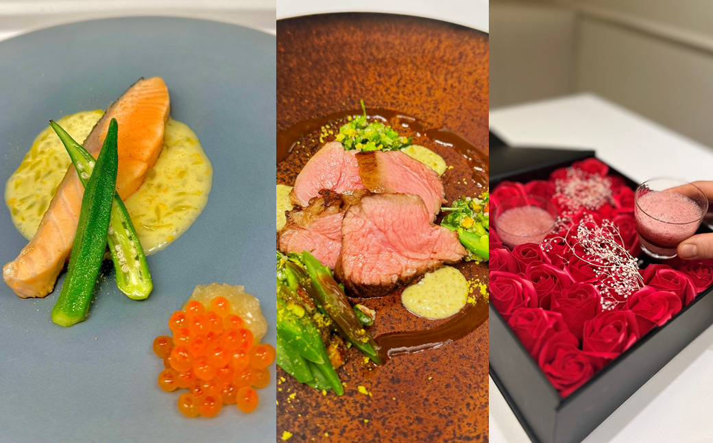 【西麻布 ミシュラン5年連続星獲得】Takumi 特産品ディナーコース 1名様（6か月間有効／曜日限定利用_Y075-1510