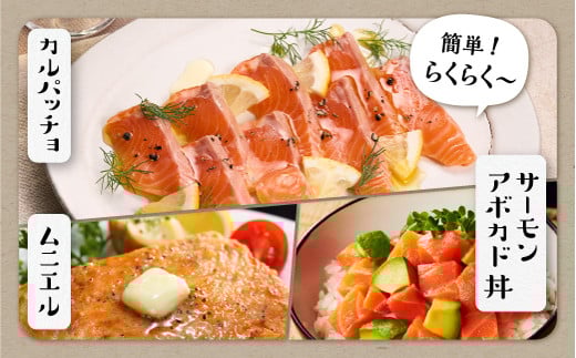 国産ワンフローズントラウトサーモン 1.6kg_T022-1479