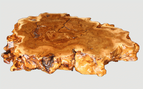 【22】座卓(テーブル)ナラ・一枚天板【厚さ約5.5cm】_I067-0294