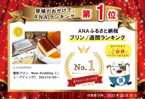 御礼！ランキング第１位獲得！濃厚プリン　New Pudding（ニュープディング）【be152-0931】