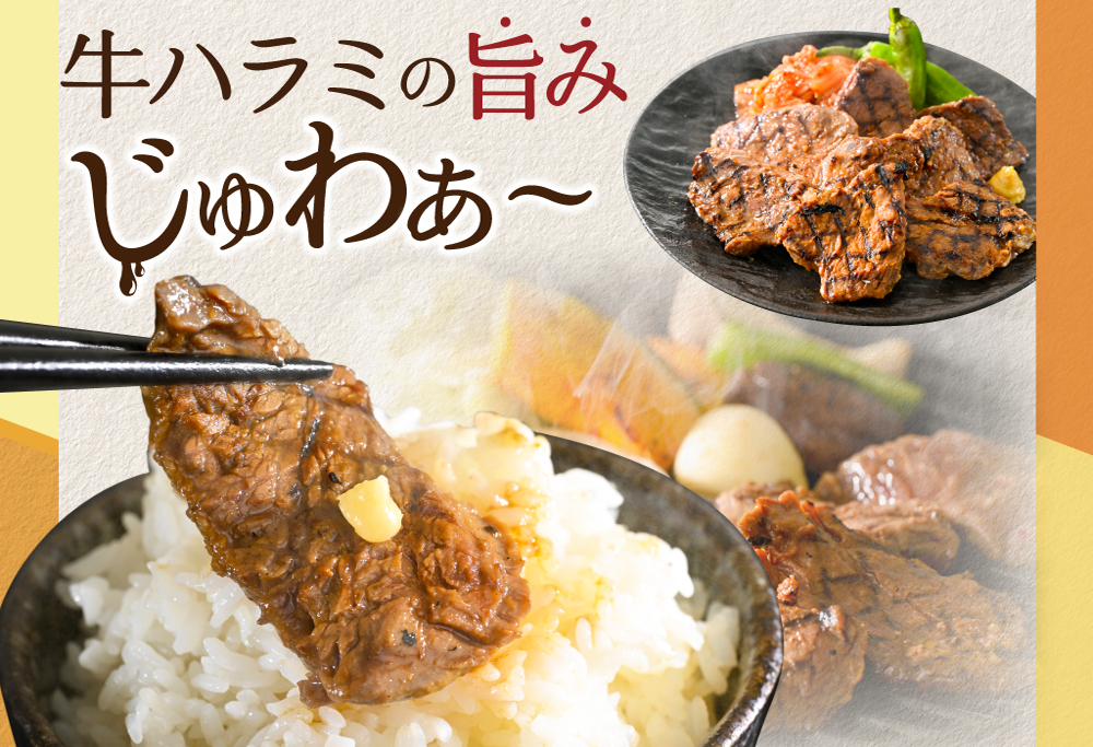 味付け ハラミ やみつき 塩ダレ 1.2kg（400g×3パック）【NS0000043】