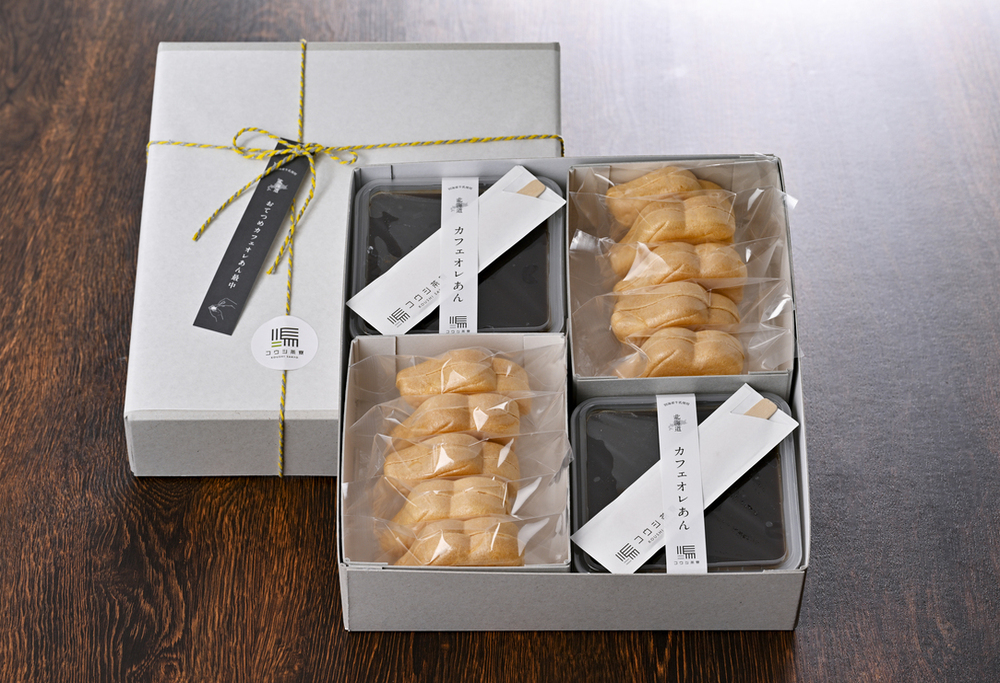 和菓子　北海道おてつめ カフェオレあん最中 [もなか10組×1パック]  be099-1478