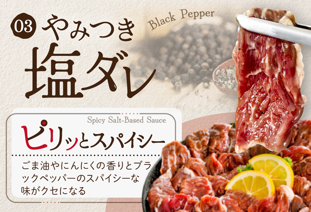 【ANA限定】味付け ハラミ 食べ比べ 3種 2.4kg（400g×6パック） 【NS0002KO0】