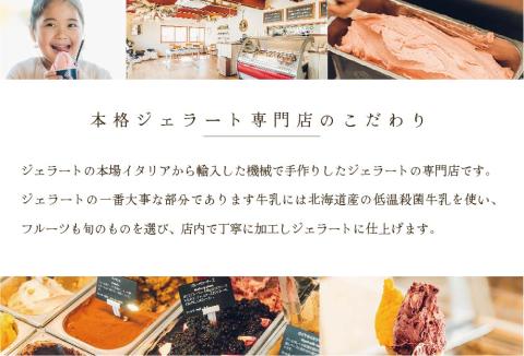 御礼！ランキング第１位獲得！ 酪農日本一・別海町の生乳使用の贅沢素材・8種の アイス ジェラート【EK0000002】