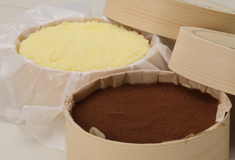 （冷蔵）ドゥーブルフロマージュ&自家焙煎珈琲ティラミス【be001-0975】