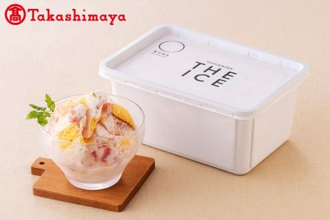 「THE ICE」１リットル いちごケーキ【高島屋選定品】【be123-1365】（北海道 別海町 高島屋 いちごケーキ ふるさと納税 )