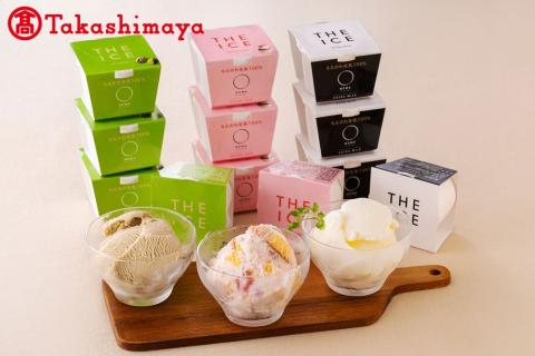 「THE ICE」3種詰合せ12個【高島屋選定品】【be123-1368】【 19722126 】（北海道 別海町 高島屋 牛乳 いちごケーキ ピスタチオ ふるさと納税 )