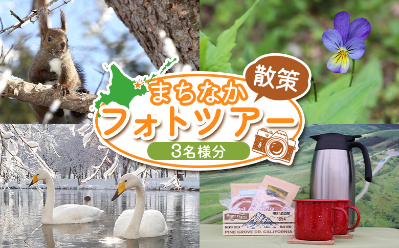 まちなか散策フォトツアー体験チケット(3人分)【32014】