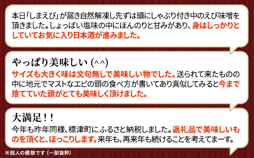 北海道産ボイル北海しまえび【3D凍結】中 400g×2　エビ 海老 冷凍 おいしい【配送不可地域：離島】