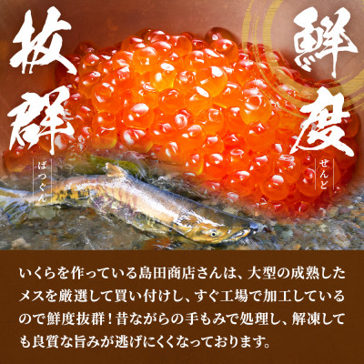 【令和7年新物】北海道標津産醤油いくら200g イクラ 醤油漬け 小分け さけ サケ 鮭 魚卵 天然【配送不可地域：離島】