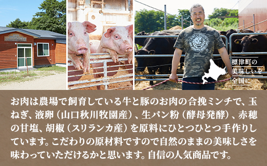 生ハンバーグ12個セット　冷凍 国産 牛肉 豚肉 ギフト 小分け 人気 便利【配送不可地域：離島】