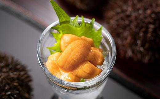 【先行予約/2026年1月より発送】天然 エゾバフンうに （中）塩水うに 300g （100g×3枚）ミョウバン不使用 北海道産 知床羅臼産