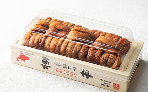 【先行予約/2026年1月より発送】エゾバフンウニ（中）折うに 120g×2枚