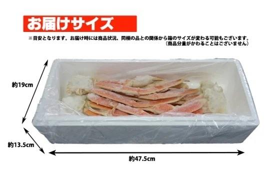 冷凍ボイルズワイガニ足　1kg(1-3人前)