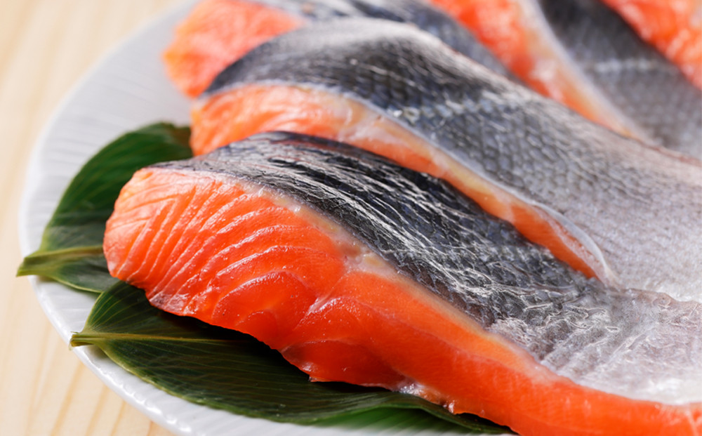 北海道産鮭の切り身　14切れ　1.2kg