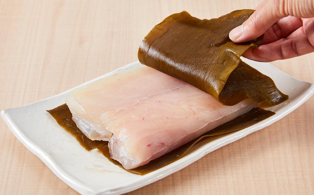 たらの昆布〆(1) 生産者 支援 応援