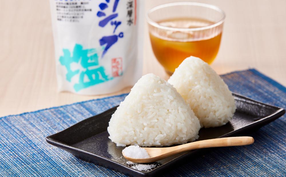 ラウシップ 500g　1個  海洋深層水 世界自然遺産 知床らうすブランド認証品 南オーストラリア 天日海水塩 ペットボトル ミネラル 北海道 知床 羅臼 塩 生産者 支援