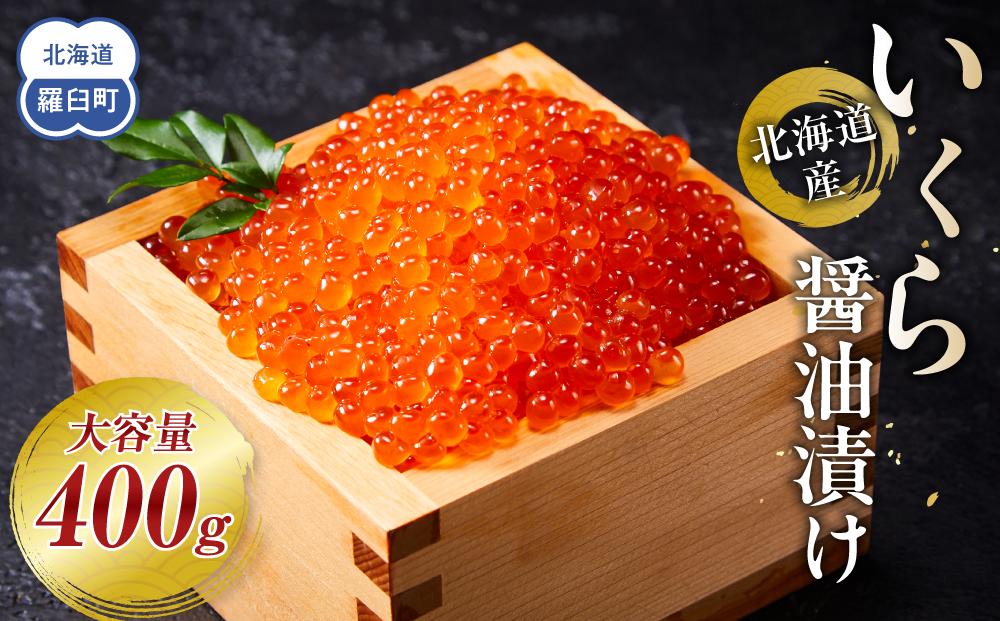 【2月発送】北海道産 いくら（鮭卵）醤油漬け 大容量400g(200g×2パック) 国産 小分けパック イクラ 海鮮丼 ギフト 贈り物 魚介類 魚介 海産物 鮭 シャケ しゃけ 生産者 支援 応援
